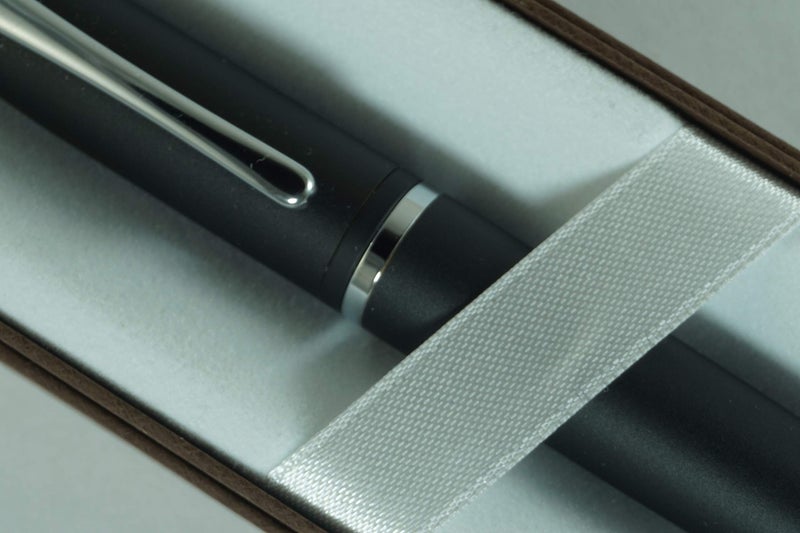 Cross Satin Black with Cross signature mid Band Calaise Selectip Rollerball Ballpoint Pen. Gift Pen for Anyone - Image 2